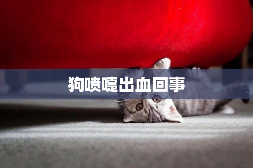 狗噴嚏出血回事