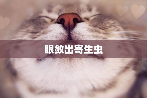 眼斂出寄生蟲