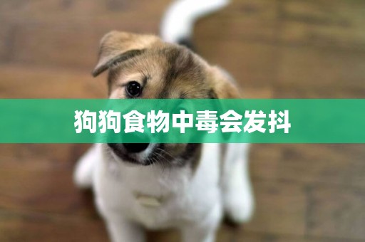 狗狗食物中毒會發抖