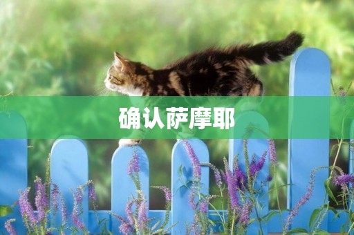 確認薩摩耶