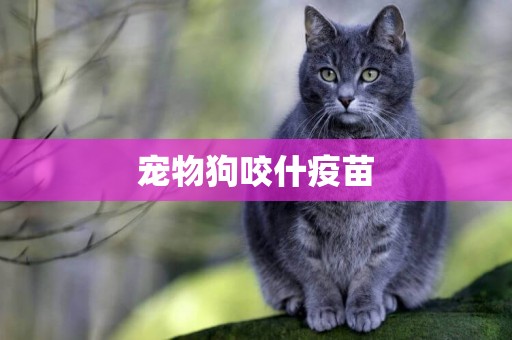 寵物狗咬什疫苗