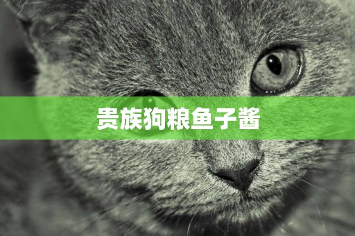 貴族狗糧魚子醬