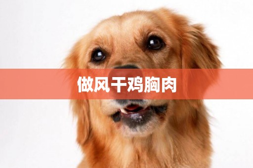 做風干雞胸肉