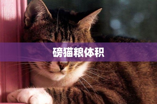 磅貓糧體積