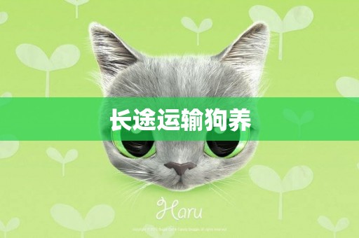 長途運輸狗養