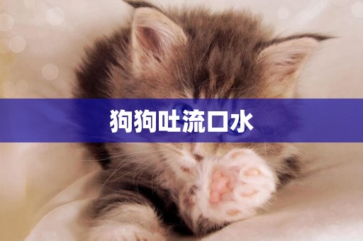 狗狗吐流口水