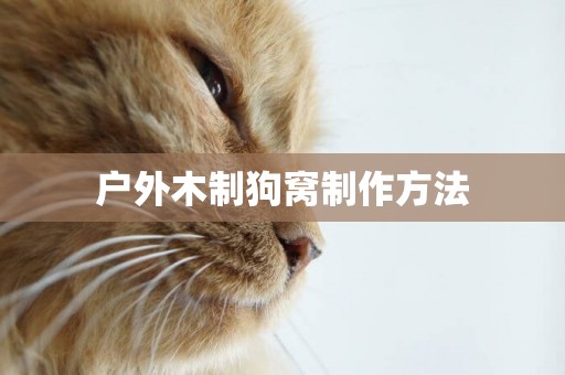 戶外木制狗窩制作方法