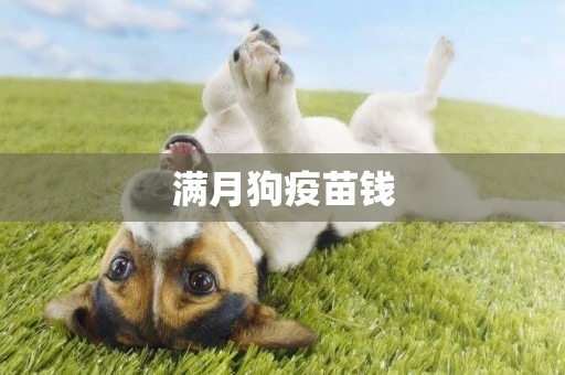 滿月狗疫苗錢