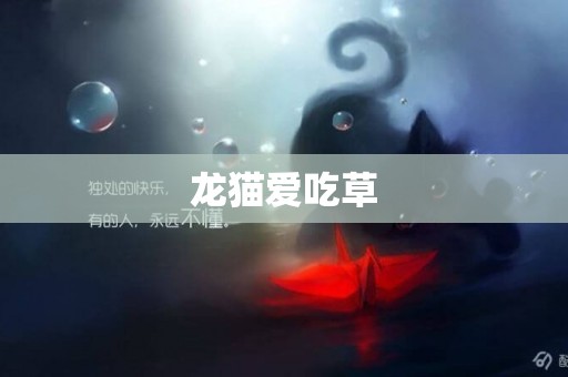 龍貓愛吃草