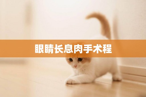 眼睛長息肉手術程