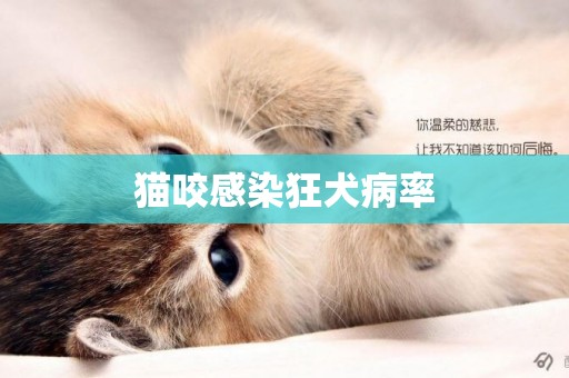 貓咬感染狂犬病率