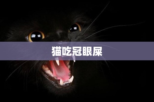 貓吃冠眼屎