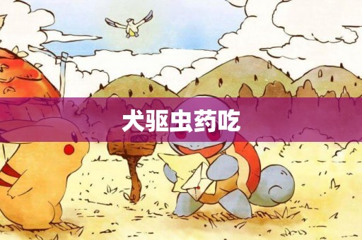 犬驅蟲藥吃