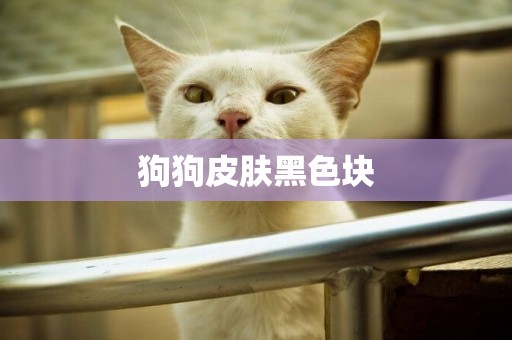 狗狗皮膚黑色塊
