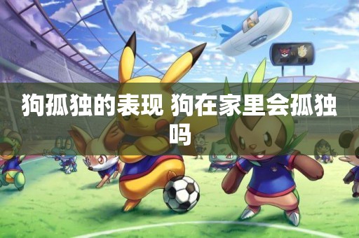 狗孤獨的表現 狗在家里會孤獨嗎