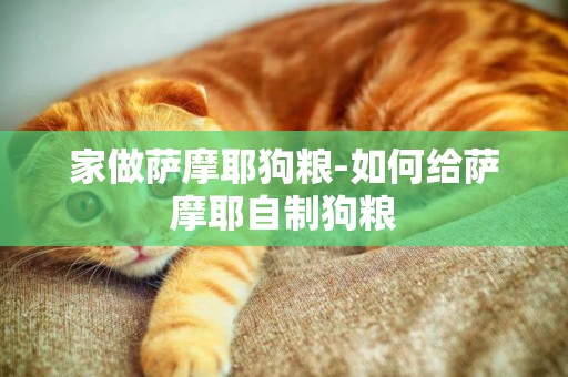 家做薩摩耶狗糧-如何給薩摩耶自制狗糧