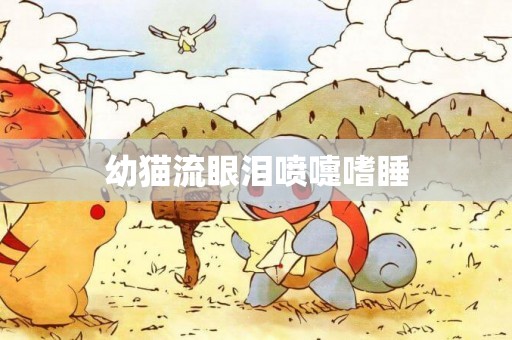 幼貓流眼淚噴嚏嗜睡