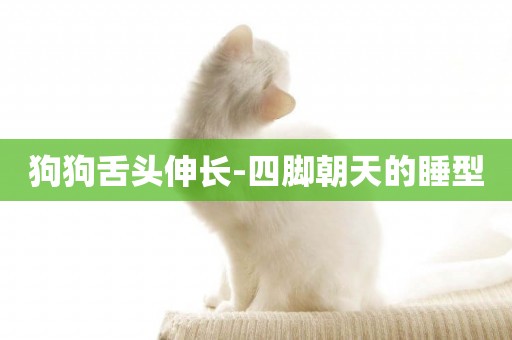 狗狗舌頭伸長-四腳朝天的睡型