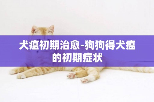 犬瘟初期治愈-狗狗得犬瘟的初期癥狀