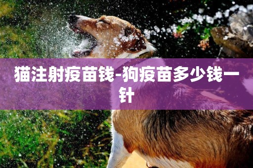 貓注射疫苗錢-狗疫苗多少錢一針