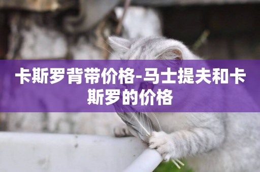 卡斯羅背帶價格-馬士提夫和卡斯羅的價格