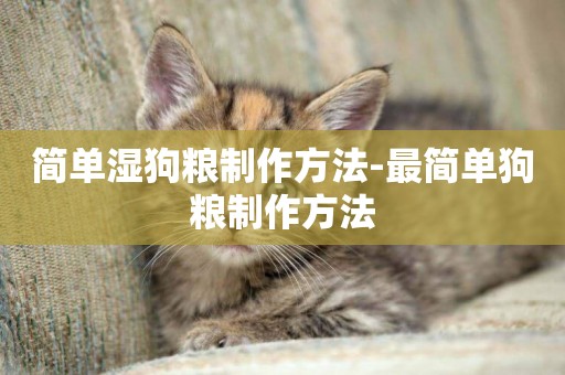 簡單濕狗糧制作方法-最簡單狗糧制作方法