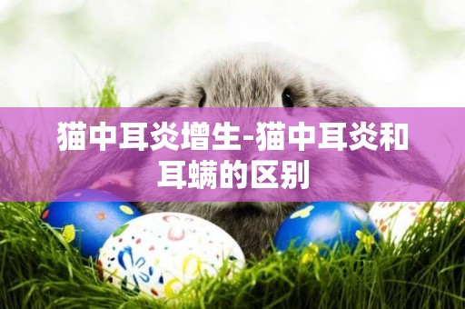 貓中耳炎增生-貓中耳炎和耳螨的區別