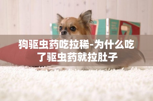 狗驅蟲藥吃拉稀-為什么吃了驅蟲藥就拉肚子