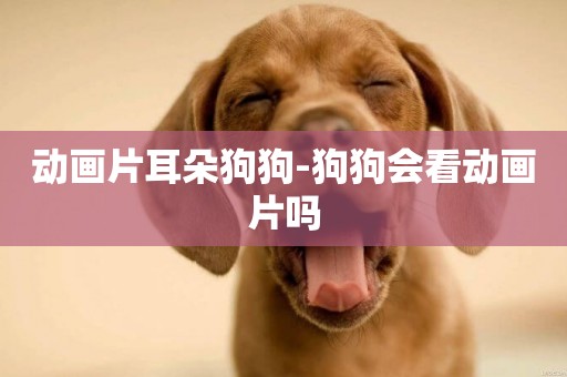 動畫片耳朵狗狗-狗狗會看動畫片嗎