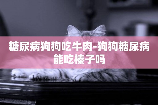 糖尿病狗狗吃牛肉-狗狗糖尿病能吃榛子嗎