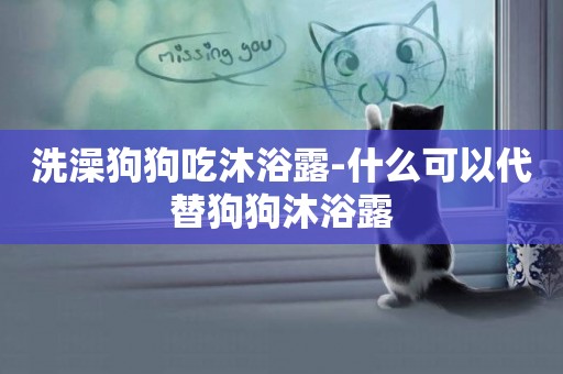 洗澡狗狗吃沐浴露-什么可以代替狗狗沐浴露
