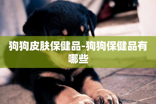 狗狗皮膚保健品-狗狗保健品有哪些