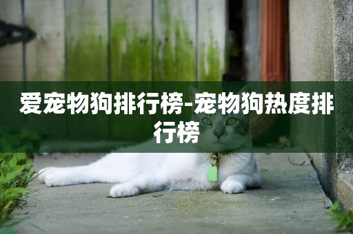 愛寵物狗排行榜-寵物狗熱度排行榜