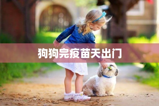 狗狗完疫苗天出門
