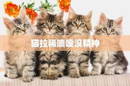 貓拉稀噴嚏沒精神