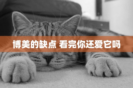 博美的缺點 看完你還愛它嗎