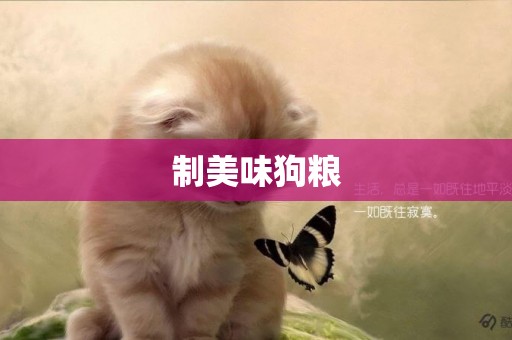 制美味狗糧