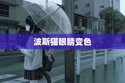 波斯貓眼睛變色