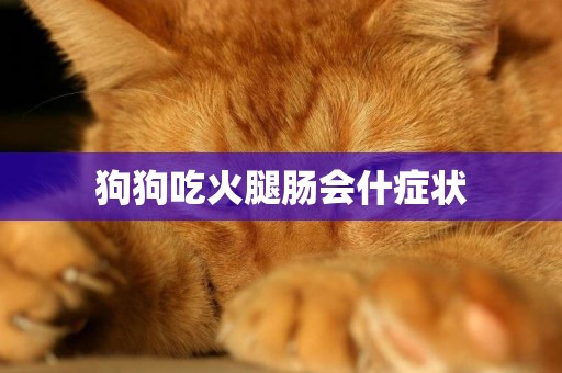 狗狗吃火腿腸會什癥狀