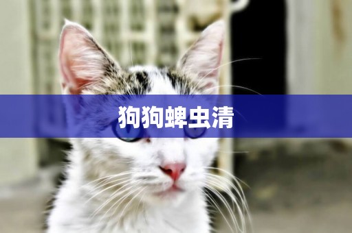 狗狗蜱蟲清