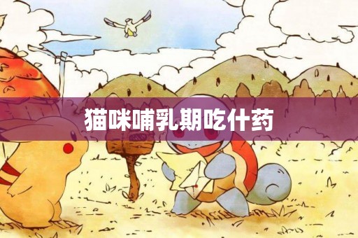 貓咪哺乳期吃什藥