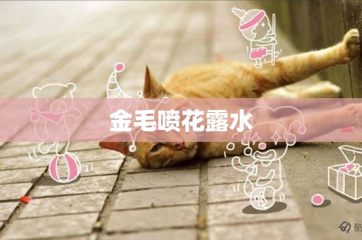 金毛噴花露水