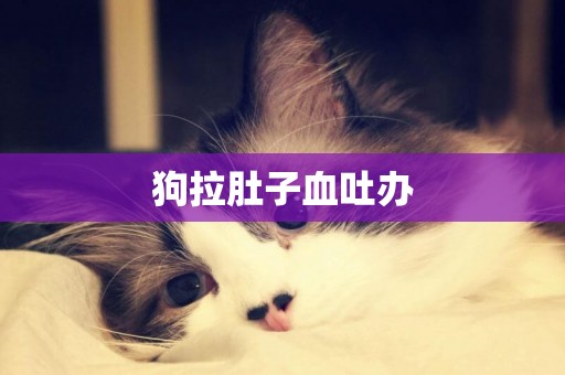 狗拉肚子血吐辦