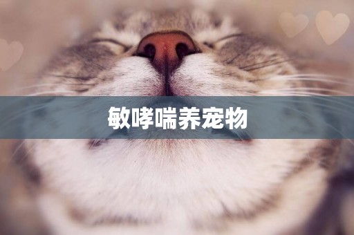 敏哮喘養寵物