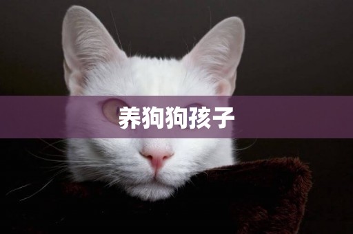 養狗狗孩子