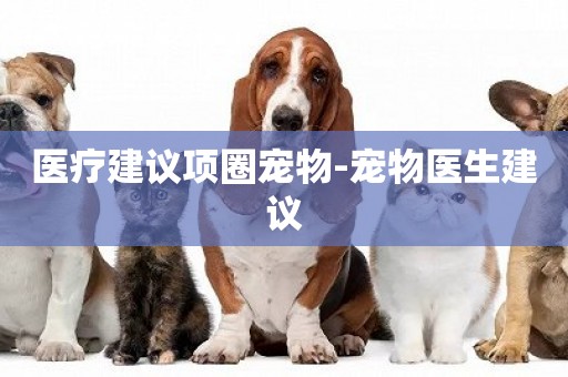 醫療建議項圈寵物-寵物醫生建議