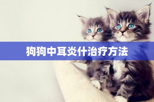 狗狗中耳炎什治療方法
