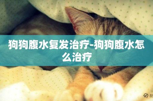 狗狗腹水復發治療-狗狗腹水怎么治療