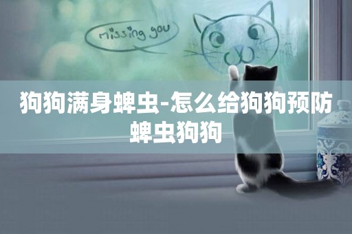 狗狗滿身蜱蟲-怎么給狗狗預防蜱蟲狗狗