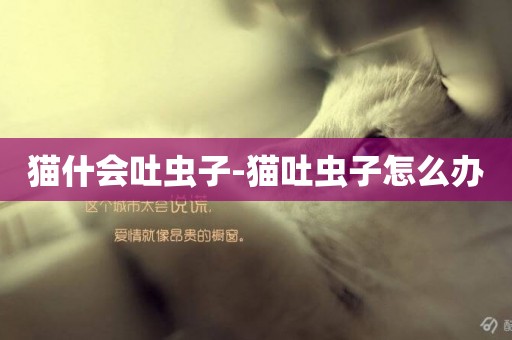貓什會吐蟲子-貓吐蟲子怎么辦